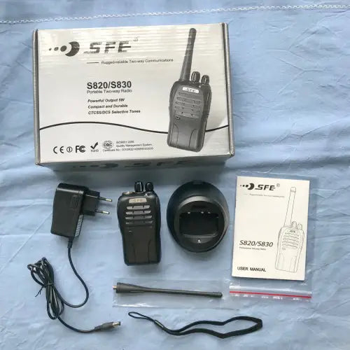 SFE S820 VHF Portable Two-Way Radio