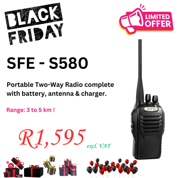 SFE S580 UHF Portable Two-Way Radio