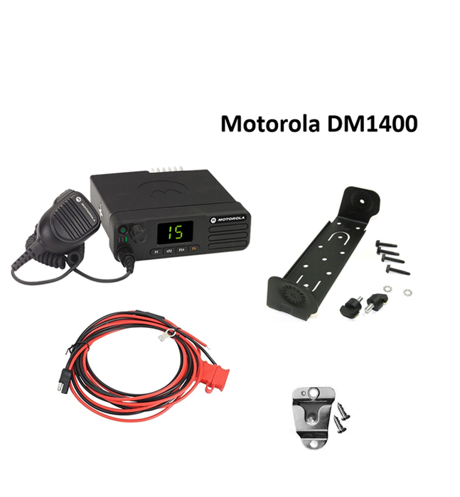 Motorola DM1400 analog UHF Base/Vehicle Two-Way Radio